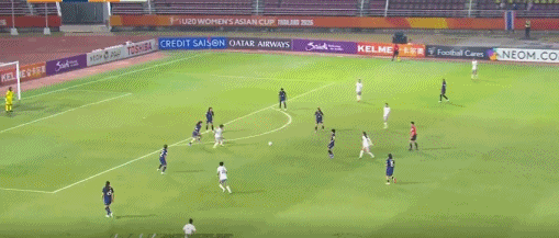 九游体育下载-半场：U20中国女足1-0泰国女足，肖亚飞破门，曾雨佳好球被吹